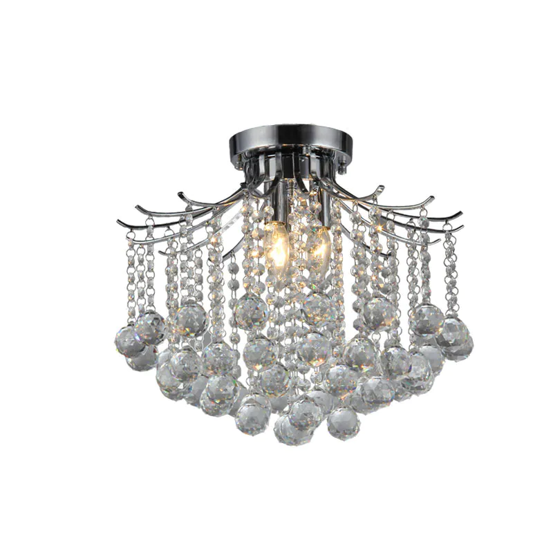 IM Lighting 3-light chrome modern design crystal luxurious contemporary metal lamp classic ceiling lamp