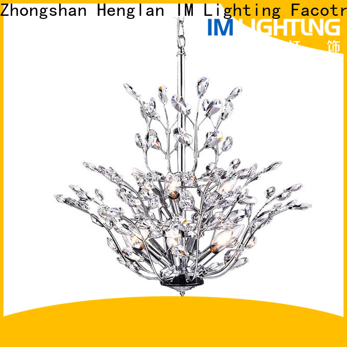 IM Lighting round modern rustic crystal chandelier manufacturers For dining room