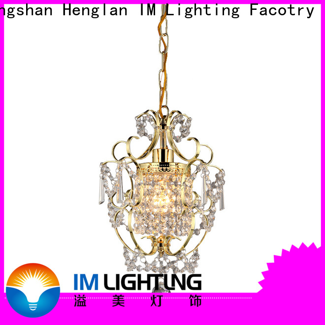 IM Lighting Latest modern crystal chandeliers company For living room