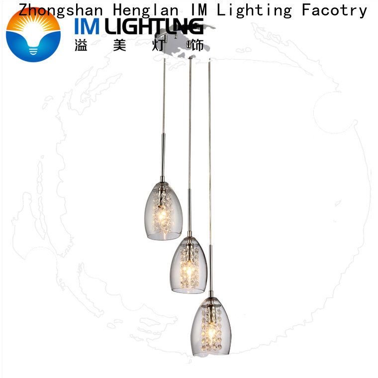 IM Lighting wood and metal pendant light manufacturers For bedroom