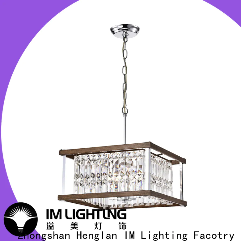 IM Lighting wood and metal pendant light factory For bar