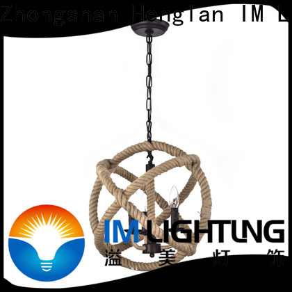 IM Lighting black and wood pendant light manufacturers For bedroom