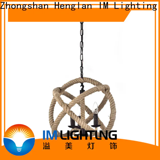 IM Lighting distressed wood pendant light Suppliers For bedroom