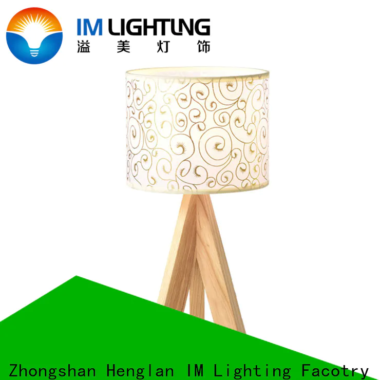 Latest wooden table lamp company For cafes