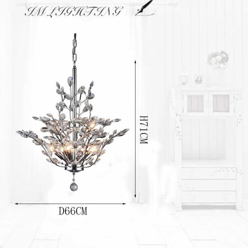 IM Lighting round modern rustic crystal chandelier manufacturers For dining room-1