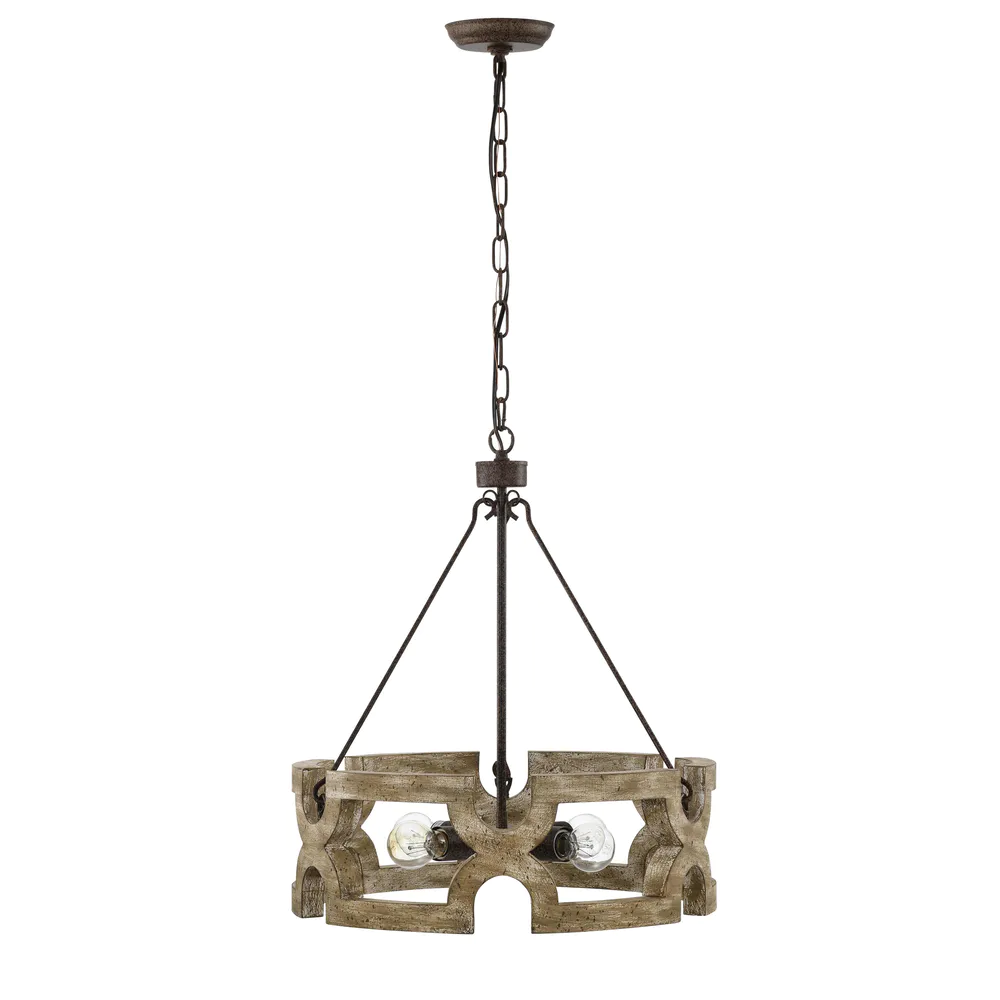 Wooden Pendant Lamp For Loft Dining Room Indoor Hanging Lights